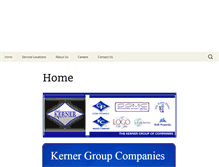 Tablet Screenshot of kernergroup.com